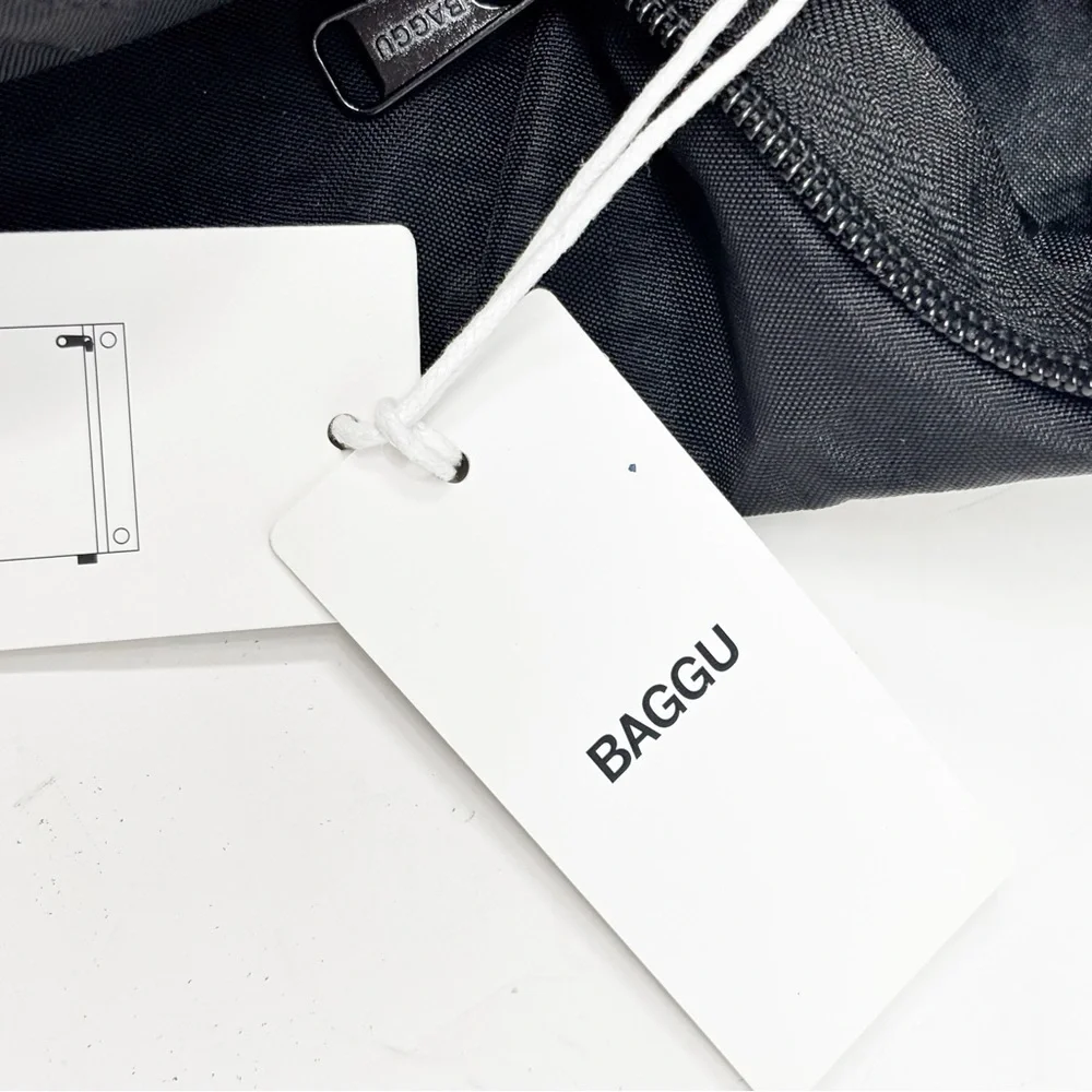 New BAGGU Women’s Black Recycled Nylon Travel Cloud Bag 12.75” X 13.75” X 8” - Picture 11 of 12